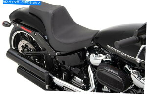 V[g ߐHҊ炩ȃrj[2AbvV[gubNtH[DRSB 18-20n[[FXBR̂߂0802-1266 Predator Smooth Vinyl 2-Up Seat Black Foam DrS. 0802-1266 For 18-20 Harley FXBR