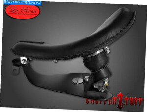 V[g La Rosa 2004-062010-2013 SportsterGAVbNV[gLbgubNU[K La Rosa 2004-06 & 2010-2013 Sportster Air Shock Seat Kit Black Leather Bad Ass