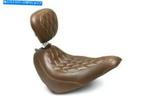 V[g }X^OuEChgv^[hCo[_ChV[gobNXgn[[\tgX18 + Mustang Brown Wide Tripper Driver Diamond Seat Backrest Harley Softail Slim 18+