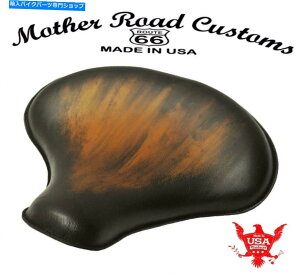 �V�[�g �X�v�����O�\���g���N�^�[�V�[�g15x14�A���e�B�[�N�u�������U�[�n�[���[�X�|�[�c�X�^�[�C���f�B�A���X�J�E�g Spring Solo Tractor Seat 15x14 AntiqueBrn Leather Harley Sportster Indian Scout