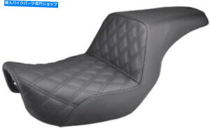 V[g 06-17n[[_CiXCb`obN̂߂SADDLEMENubNbheBXQXebvAbvV[g Saddlemen Black Red Lattice Gel Step Up Seat for 06-17 Harley Dyna Switchback