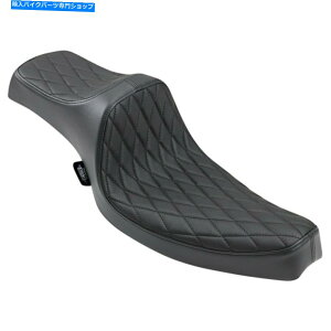�V�[�g Drag Specialties Predator III�V�[�g - �_�C�������h - �r�j�[�� - XL�i�u���b�N�j0804-0758 Drag Specialties Predator III Seat - Diamond - VInyl - XL (Black) 0804-0758�y���s�A���i�z