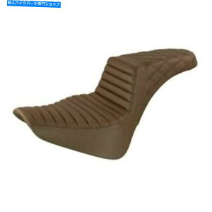 V[g ThXebvAbvV[g - ^bNƃ[/eBXXeb` - uE818-33-176BR SADDLEMEN STEP UP SEAT - TUCK AND ROLL/LATTICE STITCHED - BROWN 818-33-176BR