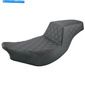 V[g SaddlemenXebvAbv2AbvV[g - eBXXeb`iubNjI14-07-175 Saddlemen Step Up 2-Up Seat - Lattice Stitched (Black) I14-07-175