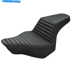 V[g SaddlemenXebvAbv2AbvV[g - ^bNAh[ - FXSBiubNj813-27-171 Saddlemen Step Up 2-Up Seat - Tuck and Roll - FXSB (Black) 813-27-171