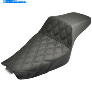 V[g SaddlemenXebvAbv2AbvV[gA_ChAXL W / 3.3K^NiubNj807-11-172 Saddlemen Step Up 2-Up Seat, Diamond, XL w/ 3.3 Gallon Tanks (Black) 807-11-172