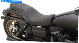 V[g Drag Specialties 2 Up Harley 2006-2017 FXDp_u_ChXgb`V[g Drag Specialties 2 Up Double Diamond Stretched Seat For Harley 2006-2017 FXD