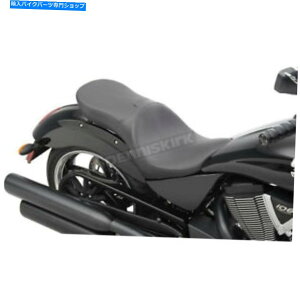 V[g hbOXyVubNX[X[vt@Cc[OV[g - 0810-1605 Drag Specialties Black Smooth Low-Profile Touring Seat - 0810-1605