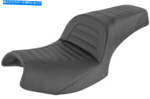 �V�[�g �X�����v���[�c�^�b�N�����[��2�A�b�v�V�[�g�u���b�N�W�F��I20-06-161 Slim Pleated Tuck & Roll 2-Up Seat Black Gel I20-06-161 For 2020 Indian�y���s�A���i�z