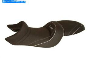 V[g HYOSUNG COMET 125 2003-2008gbv̔҃fbNXV[gRtH[gubNVo[092 HYOSUNG COMET 125 2003-2008 Top Sellerie Deluxe seat Comfort Black Silver 092