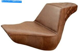 V[g 18~21 HD FLFB̂߂̏̃eBXXeb`2AbvV[guEQ818-27-173BR Step-Up Rear Lattice Stitch 2-Up Seat Brown Gel 818-27-173BR For 18-21 HD FLFB