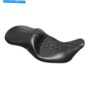 �V�[�g Harley-Davidson Road King 08-19 Maverick HR�C�����C�_�u���_�C�������h�u���b�N�V�[�g For Harley-Davidson Road King 08-19 Maverick HR Inlay Double Diamond Black Seat�y���s�A���i�z