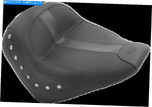 V[g }X^OV[gubNrj[\V[gW /N[X^bh - 75390 Mustang Seats Black Vinyl Solo Seat w/Chrome Studs - 75390