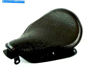 V[g 2004-2006n[[X|[cX^[XvO\V[gubNI[N[tU[12X13 B MRC 2004-2006 Harley Sportster Spring Solo Seat Black Oak Leaf Leather 12x13 b MRC