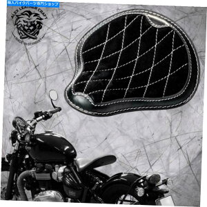 �V�[�g `16�\���V�[�gSTD GUS HDSEWN�u���b�N�z���C�gV3 XL Triumph Bonneville Bobber since`16 solo seat Std GuS hdsewn black white V3 XL�y���s�A���i�z