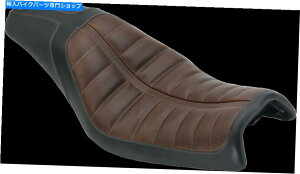 V[g RSD EnzoubNuErj[2I[goCV[g06-17n[[_CiFXDL FXDF FLD RSD Enzo Black Brown Vinyl 2 Up Motorcycle Seat 06-17 Harley Dyna FXDL FXDF FLD