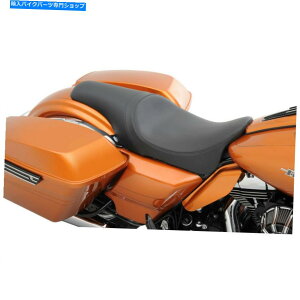 �V�[�g �n�[���[�c�[�����O2008-2017���f���u���b�N�p�h���b�O�X�y�V���� Drag Specialties Smooth Predator Seat for Harley Touring 2008-2017 Models Black�y���s�A���i�z