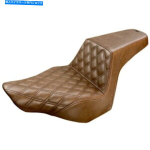 V[g saddlemenXebvAbv2AbvV[g - hCo[_Ch - FXSBiuEj813-27-172BR Saddlemen Step Up 2-Up Seat - Driver Diamond - FXSB (Brown) 813-27-172BR