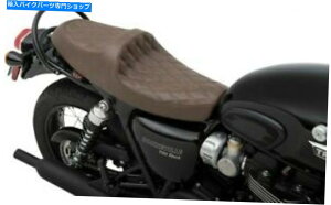 �V�[�g �ߐH�҃_�u���_�C�������h�r�j�[��2�A�b�v�V�[�g0810-2212 Bonneville T100 / 120 Predator Double Diamond Vinyl 2-Up Seat 0810-2212 Black For Bonneville T100/120�y���s�A���i�z