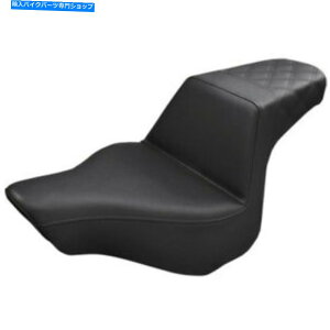 V[g SaddlemenXebv2̃AbvubNAeBXXeb`V[gn[[2013-17 Softail FXSB Saddlemen Step 2 Up Black Rear Lattice Stitch Seat Harley 2013-17 Softail FXSB