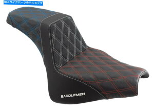 �V�[�g Saddlemen ACM USA�X�e�b�v2UP�̃��e�B�X�_�C�������h�X�e�b�`�V�[�g�n�[���[�\�t�g�\�t�g���b�{�uM8 Saddlemen ACM USA Step 2Up Lattice Diamond Stitch Seat Harley Softail Fat Bob M8