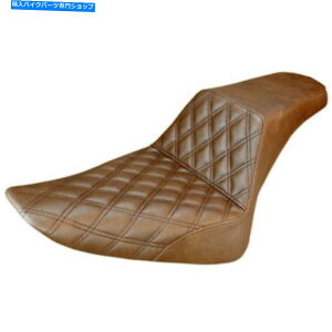 V[g SaddlemenXebvAbv2AbvV[g - iqXeb` - FLSiuEj812-26-172BR Saddlemen Step Up 2-Up Seat - Lattice Stitched - FLS (Brown) 812-26-172BR