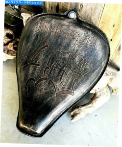 �V�[�g 2010-2021�t���[���V�[�g�̃X�|�[�c�X�^�[�n�[���C���f�B�X�v���C���U�[�c�[��48 2010-2021 Sportster Harley On The Frame Seat Black Dist Leather Tooled 48