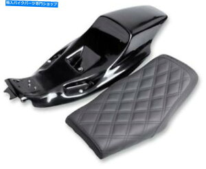 V[g ThubNG~l[^[e[ZNVƃeBXXeb`V[gLbg - Z4281 Saddlemen Black Eliminator Tail Section and Lattice Stitch Seat Kit - Z4281