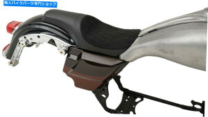 V[g ߐH҃XG[h_u_Ch2AbvV[gubN0801-1072 FLH FLT W /lX^N Predator Suede Double Diamond 2-Up Seat Black 0801-1072 FLH FLT w/Ness Tank