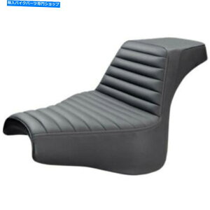 �V�[�g �T�h���������X�e�b�v2�A�b�v�^�b�N�ƃ��[���V�[�g�n�[���[�\�t�g18+���b�{�uFXFB M8 Saddlemen Black Step 2 Up Tuck And Roll Seat Harley Softail 18+ Fat Bob FXFB M8