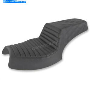 V[g ThubN^bNƃ[iV[g - 120-06-176 Saddlemen Black Tuck and Roll Step-Up Seat - 120-06-176