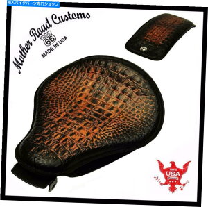 V[g 2004-2006 Sportster Harley Spring\V[gP-PADLbgAnt BRQ[^[U[BS 2004-2006 Sportster Harley Spring Solo Seat P-Pad Kit Ant Br Gator Leather bs