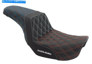 �V�[�g Saddlemen ACM USA�X�e�b�v2UP���e�B�X�_�C�������h�X�e�b�`�V�[�g�n�[���[06-17 DYNA FXD FLD Saddlemen ACM USA Step 2Up Lattice Diamond Stitch Seat Harley 06-17 Dyna FXD FLD