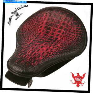 V[g 2004-2006n[[X|[cX^[XvO\V[g}EgLbgAbhWFbgU[BCS 2004-2006 Harley Sportster Spring Solo Seat Mount Kit Ant Red Gator Leather bcs