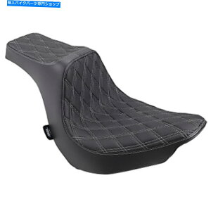 V[g hbOXyV - 0802-1189 - Predator IIIV[gA_u_Ch - ̃Xbh Drag Specialties - 0802-1189 - Predator III Seat, Double Diamond - Silver Thread