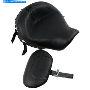 V[g }X^OCh\V[g - X^bhh - ^]ȃobNXg - FXD '06 -'17iubNj79346 Mustang Wide Solo Seat - Studded - Driver's Backrest - FXD '06-'17 (Black) 79346