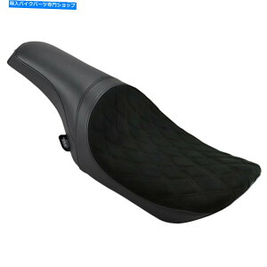 �V�[�g �h���b�O�X�y�V�����e�B�ߐH��2�A�b�v�V�[�g - �_�C�������h - �l�X�E�B���O�K�X�^���N0801-1072 Drag Specialties Predator 2-Up Seat - Diamond - Ness Wing Gas Tank | 0801-1072