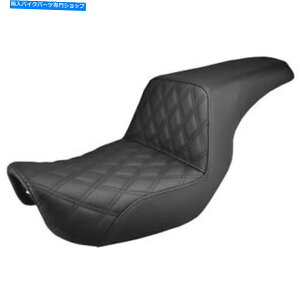 �V�[�g saddlemen 806-04-172�X�e�b�v�A�b�v�V�[�g - �t�����g���e�B�X�X�e�b�`2006-2017�n�[���[�_�C�i Saddlemen 806-04-172 Step Up Seat - Front Lattice Stitch 2006-2017 Harley Dynas�y���s�A���i�z