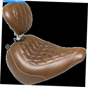 V[g }X^OChgv^[\V[guE_Chtg - obNXg83058 Mustang Wide Tripper Solo Seat Brown Diamond Front - Includes Backrest 83058