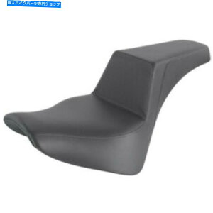 V[g ThXebv2̊炩ȃXeb`Obp[QV[gn[[\teC18+ M8 Saddlemen Black Step 2 Up Smooth Stitch Gripper Gel Seat Harley Softail 18+ M8