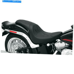 �V�[�g Drag Specialties Predator 2�A�b�v�V�[�g - FXST - FXST '006 -'10�i�u���b�N�j0802-0393 Drag Specialties Predator 2-Up Seat - Flame - FXST '06-'10 (Black) 0802-0393�y���s�A���i�z