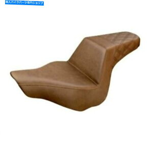 V[g ThXebvAbvV[g - qeBXXeb` - uE - FXSB 813-27-173BR SADDLEMEN STEP UP SEAT - PASSENGER LATTICE STITCHED - BROWN - FXSB 813-27-173BR