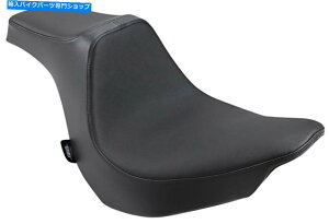 �V�[�g �ߐH��III�X���[�Y�ȃr�j�[��2�A�b�v�V�[�g�u���b�NDRS�B 18-21�n�[���[FLFB�̂��߂�0802-1187 Predator III Smooth Vinyl 2-Up Seat Black DrS. 0802-1187 For 18-21 Harley FLFB