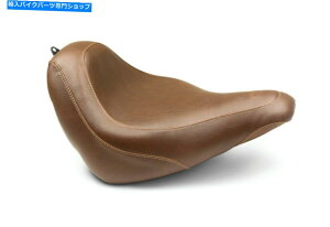 V[g }X^OuEChgbp[\tghCo[V[gn[[\tgXg[g{u18 + Mustang Brown Wide Tripper Solo Front Driver Seat Harley Softail Street Bob 18+