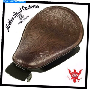 V[g 2004-2006 Sportster Harley Spring\V[g}EgLbgF̍HvBCS 2004-2006 Sportster Harley Spring Solo Seat Mount Kit Brown Tooled Leather bcs
