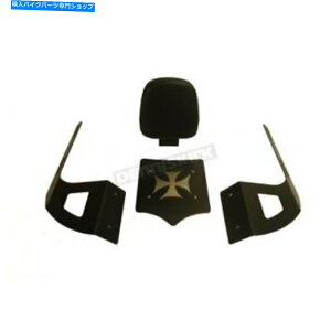 V[g BDDubNNXV[V[o[w /וbNobNXĝ߂2AbvV[g - 101-032-506 BDD Black Cross Sissy Bar w/Luggage Rack & Backrest for 2-Up Seats - 101-032-506