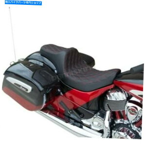 �V�[�g �h���b�O�X�y�V�����e�B�r�j�[���ߐH��III�_�u���_�C�������h�V�[�g - 0810-2264 Drag Specialties Vinyl Predator III Double Diamond Seat - 0810-2264