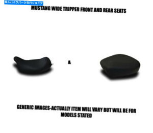 シート 新しいマスタングワイドトリッパーフロントとリアシートシート18-19ハーレーFXBBストリートボブ New Mustang wide tripper front and rear seat seats 18-19 HARLEY FXBB STREET BOB