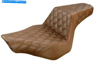V[g ThV[gXebv2n[[_rbh\FXSB 813-27-175BR̂߂̒F̊iq Saddlemen Seat Step 2 Up Brown Lattice For Harley Davidson FXSB 813-27-175BR