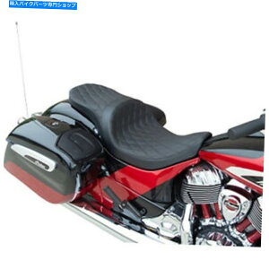 V[g hbOXyV[[vt@Cc[O2Abv_u_ChU[V[gCh14 + Drag Specialties Low-Profile Touring 2 Up Double Diamond Leather Seat Indian 14+